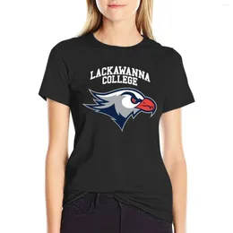 Women's Polos Lackawanna College Falcons T-Shirt Female Anime Womans Clothing