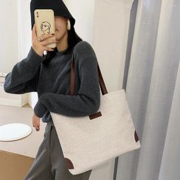 Shoulder Bags Simply Crossbody Canvas Solid Colour Messenger Bag Lady Chain Travel Small Handbags For Women 2024