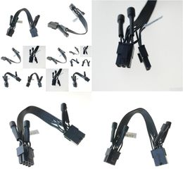 Computer Cables Connectors Atx Pci-E Gpu 8Pin 6Pin Power Extention With 4 Capacitor Philtre Reduce Graphics Card Squeal Drop Delivery C Ot9Al