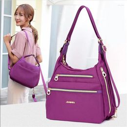 Bag Multi-function Female Nylon Cloth Multi-layer Waterproof Single Shoulder Messenger Drop