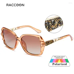 Sunglasses Polarized Oversized Square Frame Women Vintage Diamond Cut Edge Shiny Driving Sun Glasses Sparkling Fashion Shades