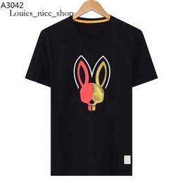 Physcho Bunny T Shirt Mens Womens Rabbit Men Shirt Fashion Designer Tshirt Couple Short Sleeve Man Tops Psyco Bunny Psychological Bunny Pyscho Bunny 24ss 994