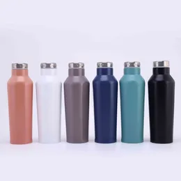 Water Bottles Hexagonal Diamond Stainless Steel Insulated Cup Creative Vacuum Red Wine Outdoor Sports Bottle