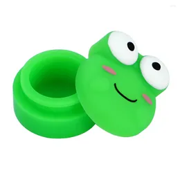 Storage Bottles 10Pcs Frog Shape Silicone Jar 5ml Nonstick Containers Bottle Jars Oil Case Container Slicks Home Accessories