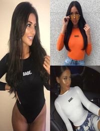 2019 Brand New Womens Longsleeve Shirt Bodysuit Stretch Leotard Tops T Shirts Casual Clothes Tops4875246
