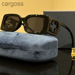 New Womens Sunglasses Luxury Designer Like g the Same Classic Glasses Small Square Advanced Pc Plate Uv400 6998 89WZ