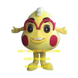 yellow monster mascot custom cartoon character adult size carnival costume 3113 Mascot Costumes