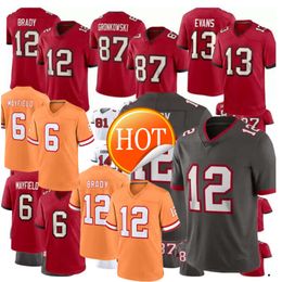 Vita Vea Tom Brady Baker Mayfield Jersey Mike Evans Devin White Lavonte David Chris Godwin Antoine Winfield Jr. Mike Alstott Tristan Wirfs custom Football Jerseys