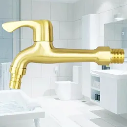 Bathroom Sink Faucets LASO All Copper Washing Machine Faucet Four Fast Water Mouth Small Bibcock Colour Single Cold Mop Pool