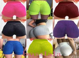 Womens Leggings Jacquard Yoga Short Pants Sexy Tight Bandage And Hip Lifting Sports Trousers Ladies Fashion Mini Shorts New 2022 t7911813