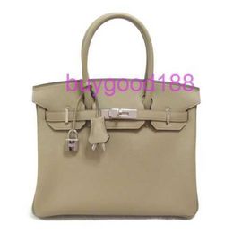 10A Bridkkin Delicate Luxury Womens Social Designer Totes Bag Shoulder Bag 30 Hand Bag Togo Leather Marfa Sgw Used