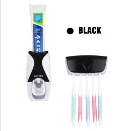 Toothbrush Holder New Automatic Auto Toothpaste Dispenser Bathroom Accessories Mounted Fine Toothpaste Squeezer For Bathroom