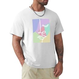 Blissful Pastel Spring T-Shirt Aesthetic clothing sports fans t shirt men 240521