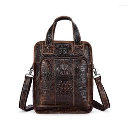 Backpack Style Women Alligator Genuine Leather 3D Crocodile Daily Bags For Girls College Female Fashion Shoulder
