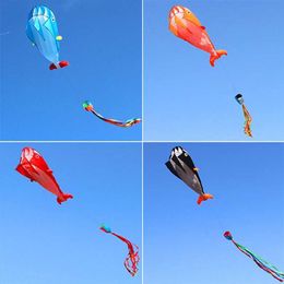 Kite Accessories Free delivery of large soft kits dolphin kits nylon kits animation series flight kits inflatable drag kits flight kits childrens toys WX5.21