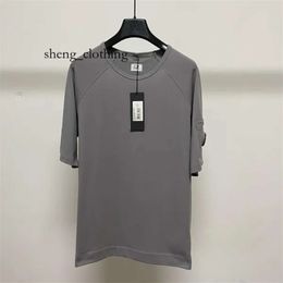 Cp Companie Men's T-Shirts Summer New Men T-Shirt Relaxed Loose O Neck Cotton Short Sleeve One Lens T Shirts Sport Cp Couple Top Quality Tee 4859