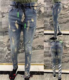 Luxurys Designer Mens Design Jeans Slimleg Jeans Vintage Style Fashion Mens Slim Motorcycle Biker Causal Mens Hip Hop Pants Size 7441527