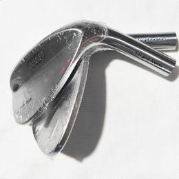 Mens Golf Clubs Carving Sand Wedges Clubs Head 48 50 52 54 56 58 60 Degrees Silver Stainless Steel Rod Head With Shaft Grips