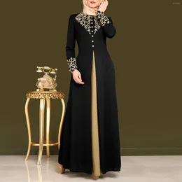 Ethnic Clothing Muslim Abaya Turkey Islamic Arabic Hijab Dress Caftan Dubai Kaftan Moroccan Robe Wear For Women 2024