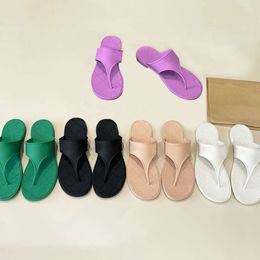 New Thong Sandals Designer Slides Womens Rubber Slipper Summer Beach Flip Flops Casual Sliders Outdoors With Box 569