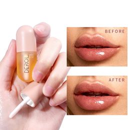2pcs Lip Plumper Set and Care Gloss Can make the lips Fuller And Maximizer Enhancer Oil 240521
