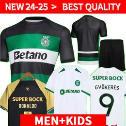 2023/24 Sporting CP Anniversary Soccer Jersey - Ronaldo, Coates & Mathieu - Kids & Men's Home/Away/Third Kits