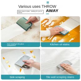 Silicone Squeegee With Hanging Hook Water For Cleaning Bathroom Shower Mirror Glass Kitchen Countertop Sink Car Windows Wiper