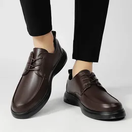 Casual Shoes 2024 Genuine Leather Men Oxfords High Quality Mens Slip On Driving Wedding Handmade Loafers