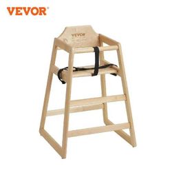Dining Chairs Seats VEVOR Wooden High Chair Double Solid Wood Feeding Chair Baby Feeding Chair WX5.20