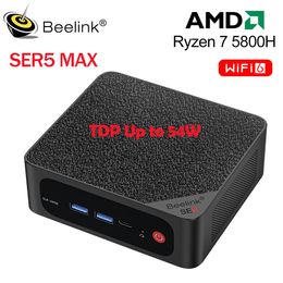 Beelink Ryzen 7 5800H SER5 Max Mini PC AMD DDR4 16GB RAM 500GB SSD WiFi6 4K HD Desktop Computer