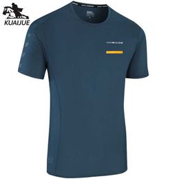 Men's T-Shirts Mens T-shirt L-6XL 7XL 8XL 9XL Summer New Ice Silk Mens Short Sleeves Quick Drying T-shirt Print Youth Leisure Breathable J240409