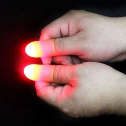 LED Toys 2PCS Thumb Light Magic Thumb Light Adult Magic Prop Led Flash Finger Party Childrens Toy