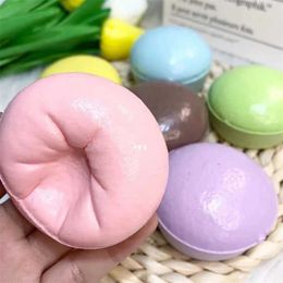 Decompression Toy Kids 3D Steamed Cake Slow Rebound Pinch Vent Mini Squeeze Rising Decompress H240521