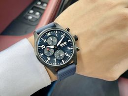 Zegarek męski 43 mm Automatyczny ruch mechaniczny zegarek podwójny przeciwstawnik zegarek AAA wysokiej jakości zegarek prezentowy