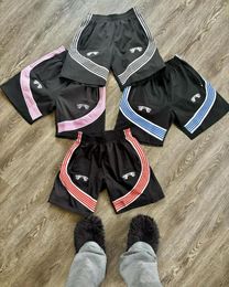 Men's Pants Korea's Sports Breathable Bilateral Striped Casual Shorts For Men And Women Retro Jogging Basketball Bodybuilding Y2k