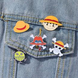 ONE PIECE Cute Anime Movies Games Hard Enamel Pins Collect Metal Cartoon Brooch Backpack Hat Bag Collar Lapel Badges Women Fashion Jewellery S6724