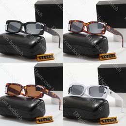 Womens Rectangular Sunglasses Designer Classic Letter Polarized Sunglasses Trendy Outdoor Sun Glasses High Quality Ladies Eyewear With Box