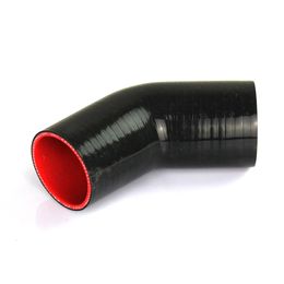 Length 90mmx90mm 45degree Reducer Silicone Elbow Hose 38 51 57 70 80 89MM Rubber Joiner Bend Tube for Cold Air Intake