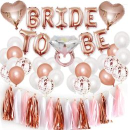 Party Supplies Bachelorette Decoration Kit - Rose Gold Bridal Shower Decorations And The Bride Wants To Make Balloons