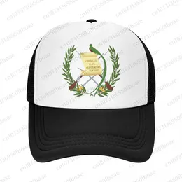 Berets Coat Of Arms Guatemala Mesh Baseball Cap Summer Outdoor Men Women Fashion Sport Hats Hip Hop Trucker