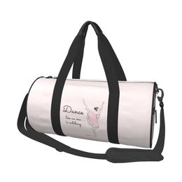 Outdoor Bags Dance ballet sports bag dance art travel training fitness bag large capacity fun handbag Q240521