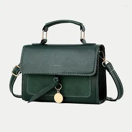 Shoulder Bags Simple Style For Women Crossbody Purse Female PU Leather Handbag Clutch Solid Colour Fashion Messenger Bag