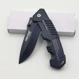 Outdoor Multifunctional Stainless Steel Portable Self-Defense Tactical Mini High Hardness Folding Knife 85E103