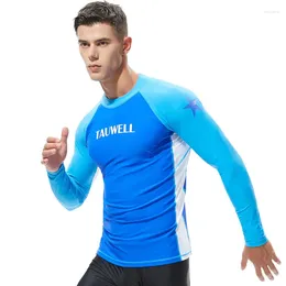 Women's Swimwear Surfing Rashguard Men Long Sleeve Swimsuit Rash Guard Windsurf Swim Shirt For Swimming Sailing Clothing Diving Wetsuit