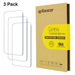 3 Pack HD Tempered Glass for iPhone 15 Pro Max 14 plus 13 12 11 XR 7 8 Samsung A35 A25 A15 5g Screen Protector Anti Scratch