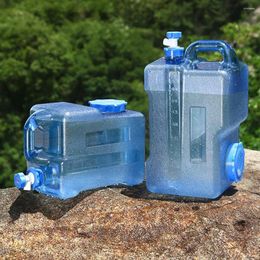 Water Bottles Storage Jug With Spigot Large Capacity Emergency Barrel Container Versatile For Vehicle Car Outdoor Camping