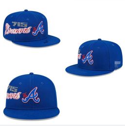 2024 "Braves" Baseball Snapback Atlanta Sun caps Champ Champions World Series Men Women Football Hats Snapback Strapback Hip Hop Sports Hat Mix Order a2