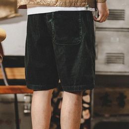 Men's Shorts Men Athletic Stylish Elastic Waist Drawstring With Pockets Casual Solid Color Wide Leg Beach For Summer