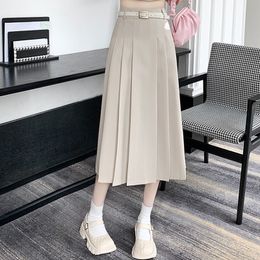 Mode große Größe hoher Taille Halbrock Frauen Frühling und Sommer Neues Design Luxusmarke Asian Size Maxi Rock Kleider Designer