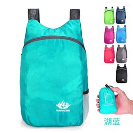 Backpack Dazzle Outdoor Sports Foldable Bag Waterproof Lightweight Cycling Camping Hiking Daily Travelling Nylon Bags